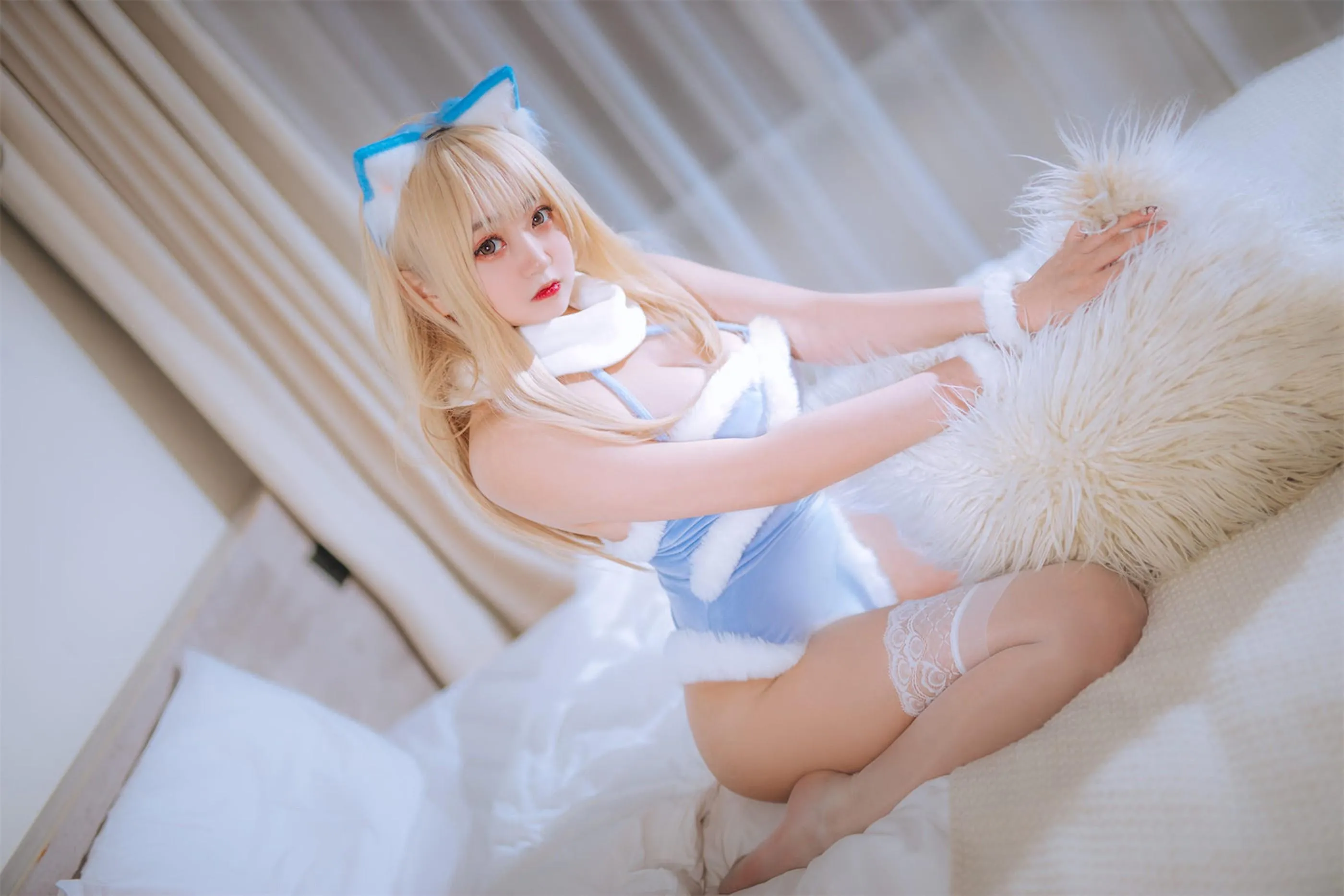 恩田直幸 – NO.100 蓝色连体猫猫 [31P]插图5